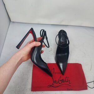 Christian Louboutin Black Pumps with Iconic Red Soles